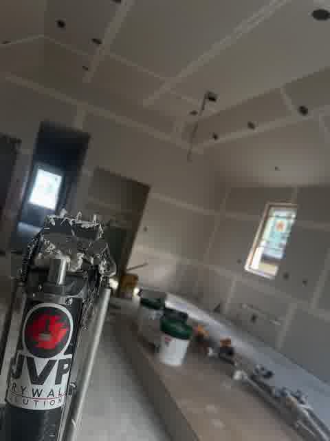 JVP Drywall finishing tools and workspace, Chicago